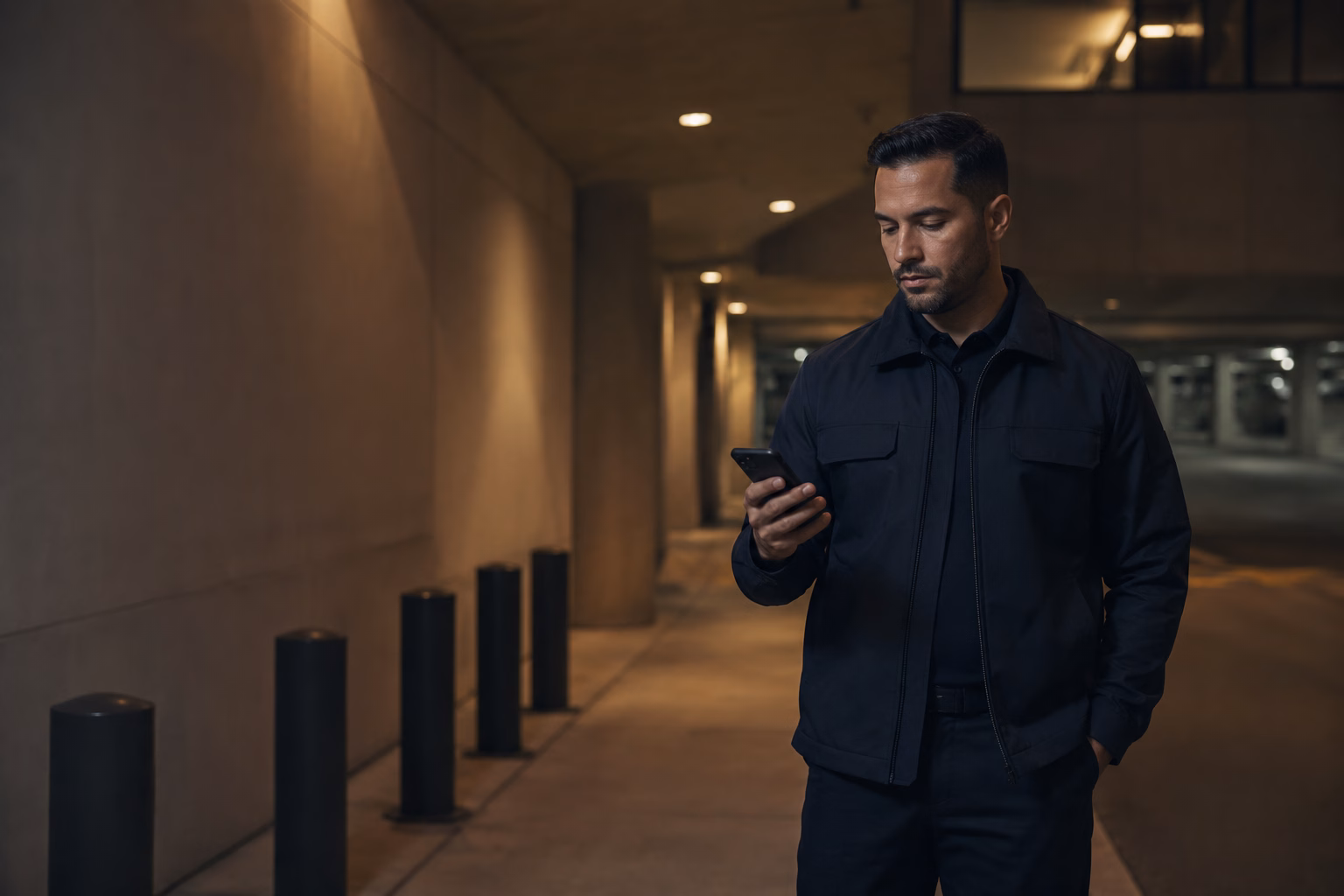 Shift workers and security patrol